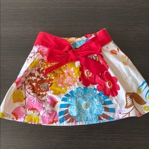 Floral Skirt with Bow sz 18mo